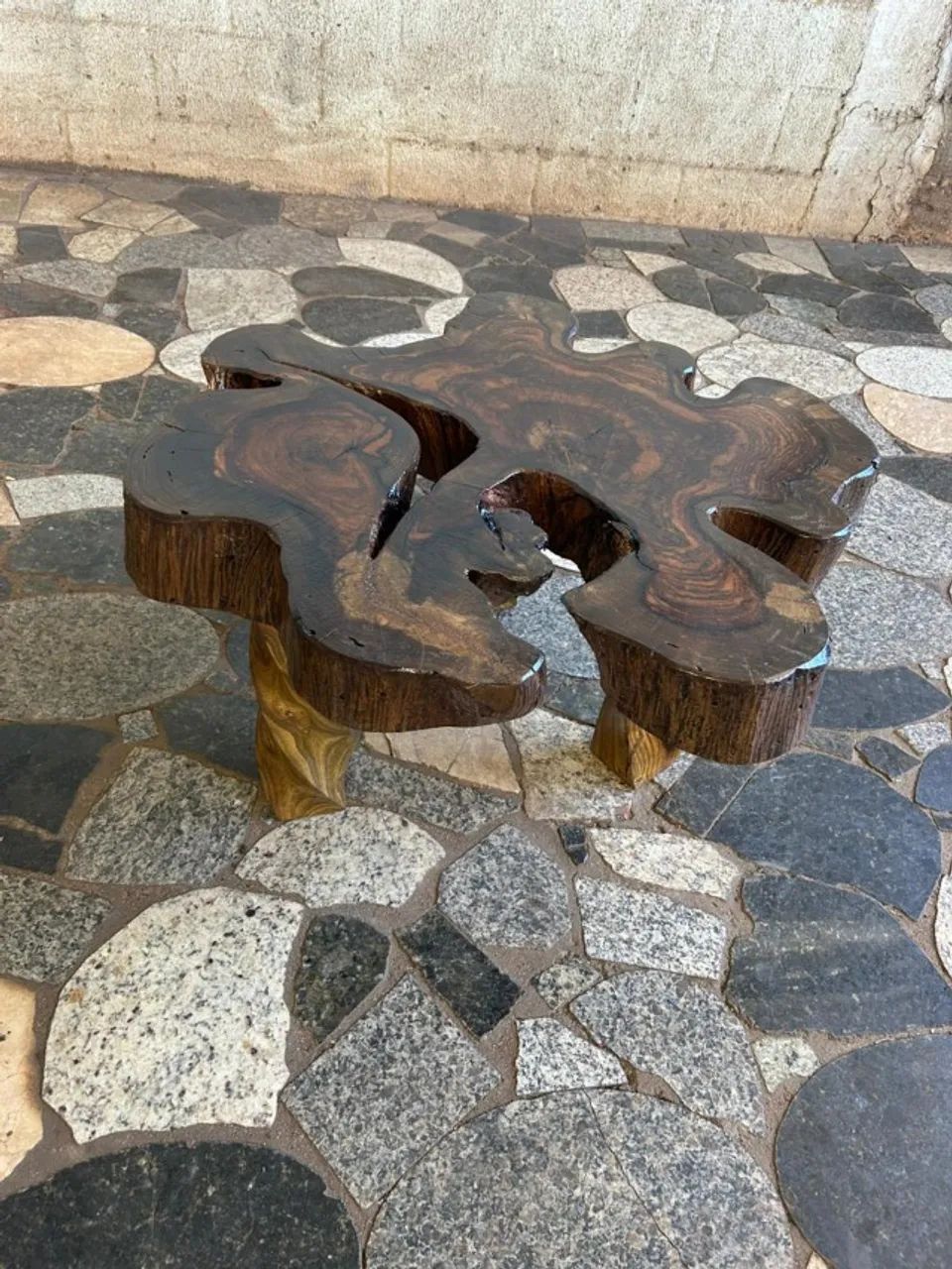 Mesa rústica de madeira  - Foto 4