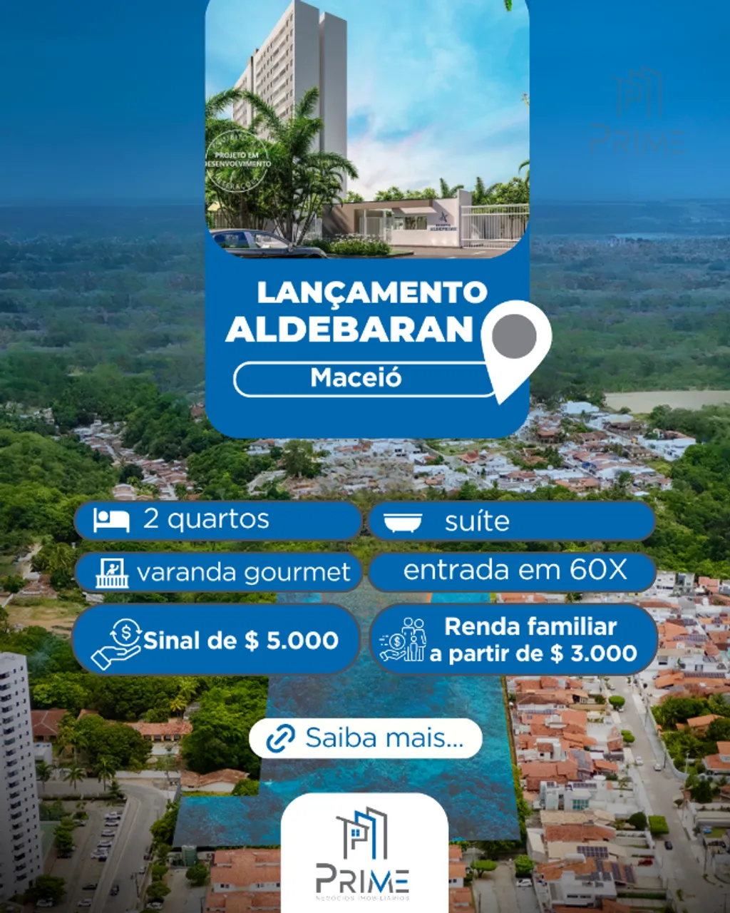 RESERVA ALDEPRIME 2/4 COM SUITE E VARANDA;.,;,