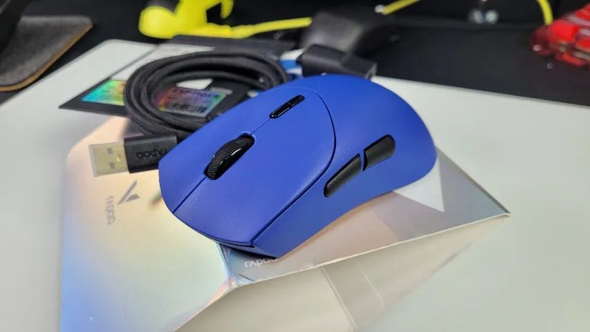 Mouse Gamer Rapoo VT7 8K + Feets tiger Ice v2 dots (NOVOS)