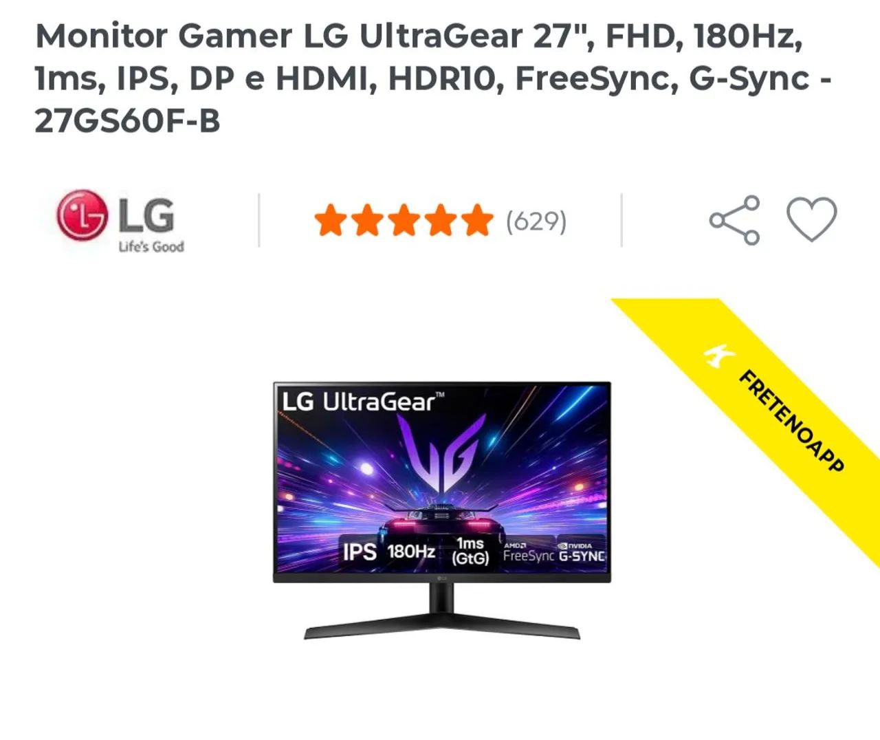 Monitor lg 27 63824107431171121