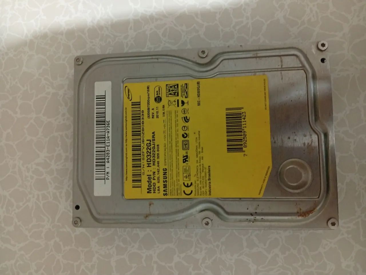 HD SATA for PC, 320 GB, functional