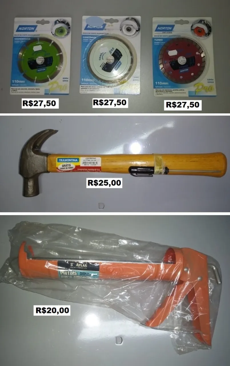 Ferramentas e discos de corte