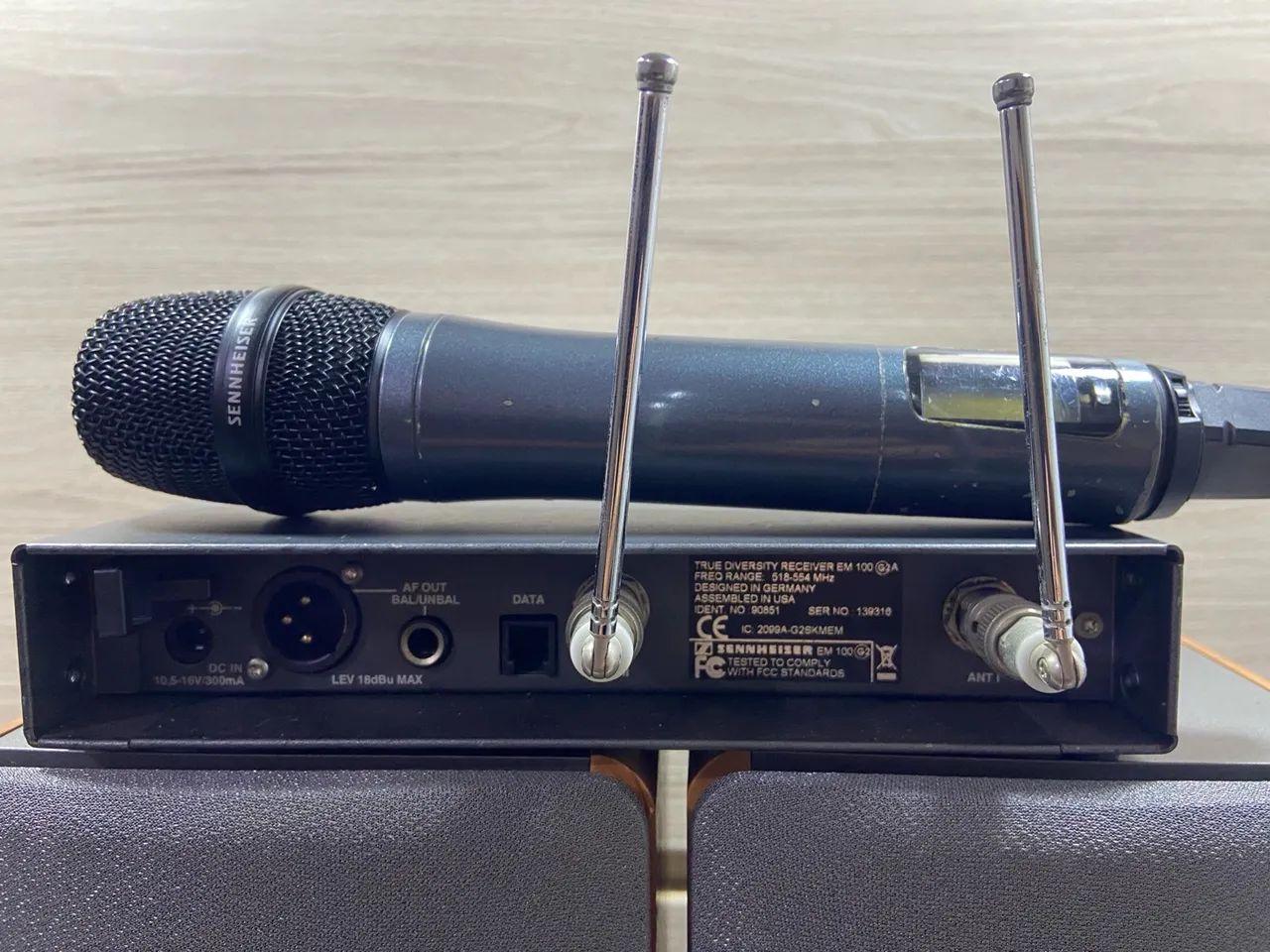 Microfone Sennheiser EW 100 G2 Bastão E835 - Foto 4