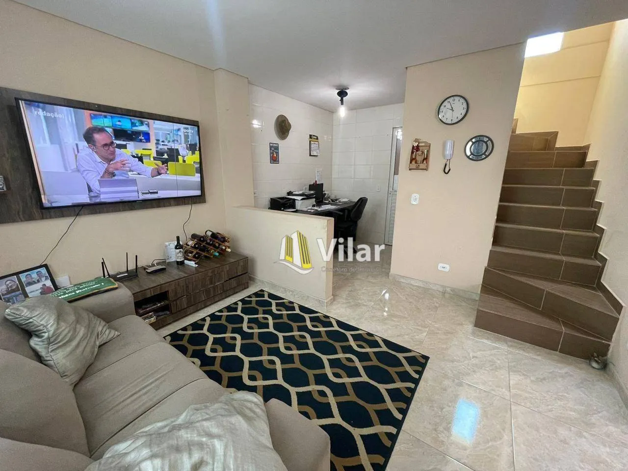 Sobrado com 3 dormitórios à venda, 70 m² por R$ 390.000,00 - Planta São Tiago - Piraquara/