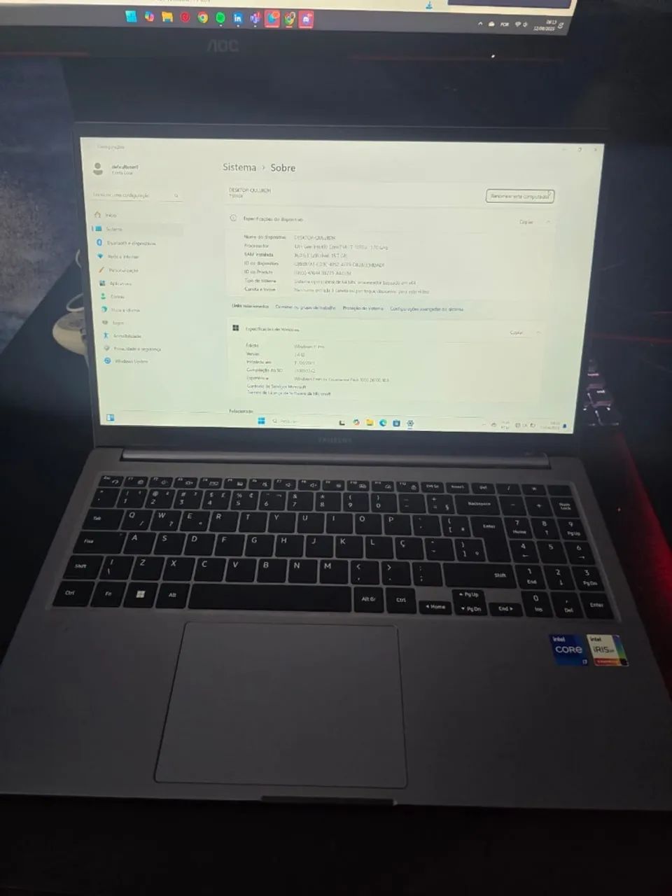 Notebook Samsung galaxy book4 Intel Core i7 - Foto 2