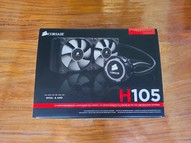 CORSAIR H105 240mm Extreme Performance Liquid CPU Cooler (Water Cooler AIO)