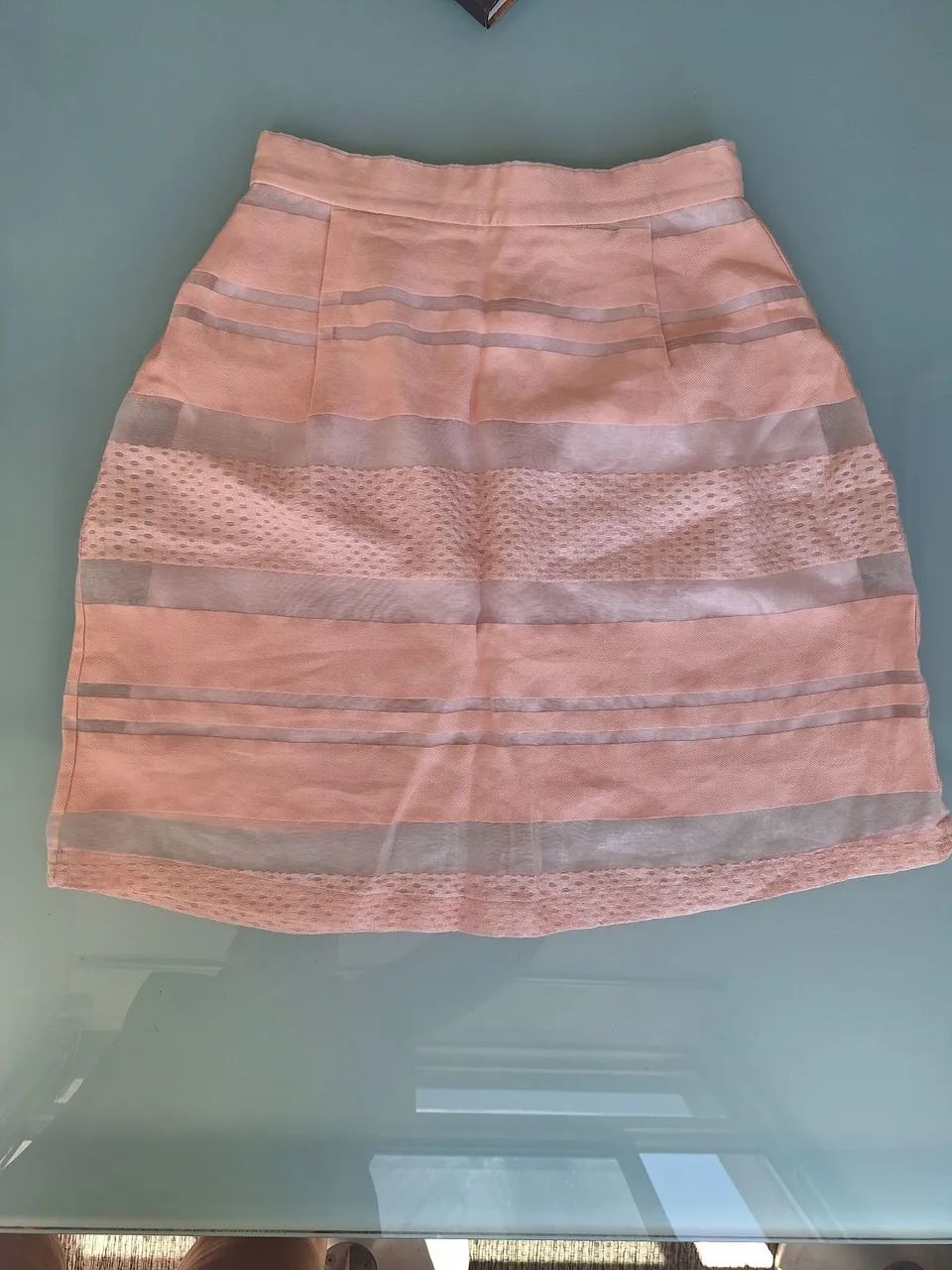 Saia de tule rosa - tamanho P - Leeloo