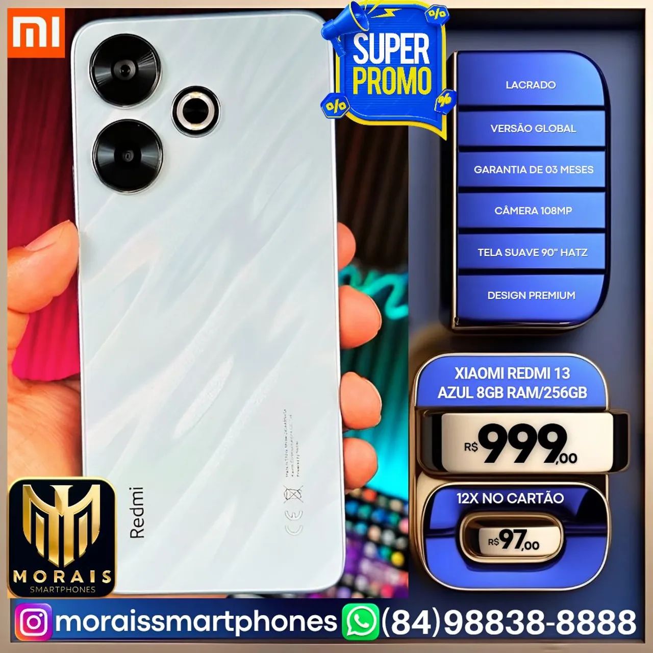 Xiaomi Redmi Note 14 - 256GB/8GB RAM - Verde, Azul - GARANTIA 3 MESES, LACRADO - Foto 4