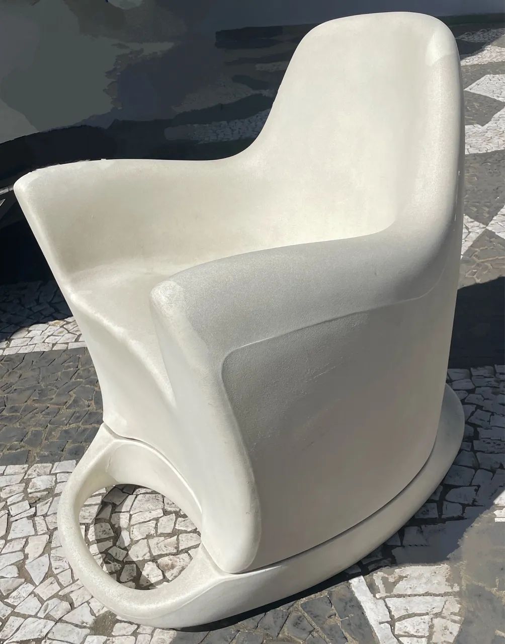 Cadeira de balanço design italiano
