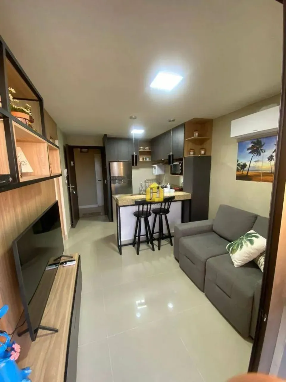 Apartamento com 1 dormitório para alugar, 35 m² por R$ 3.000,01/mês - Ponta Negra - Natal/