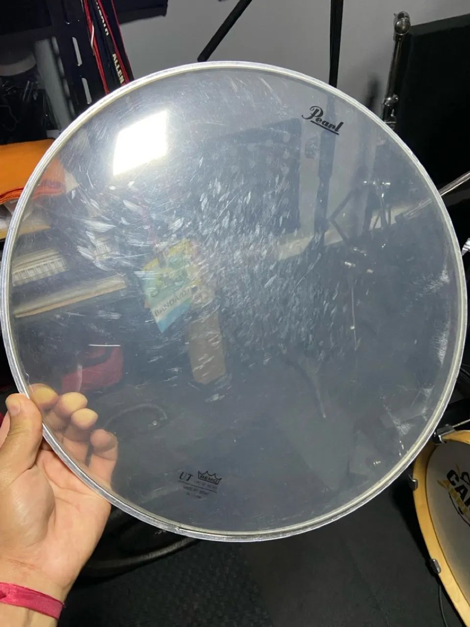 Pele resposta surdo 16 Pearl Original  - Foto 3