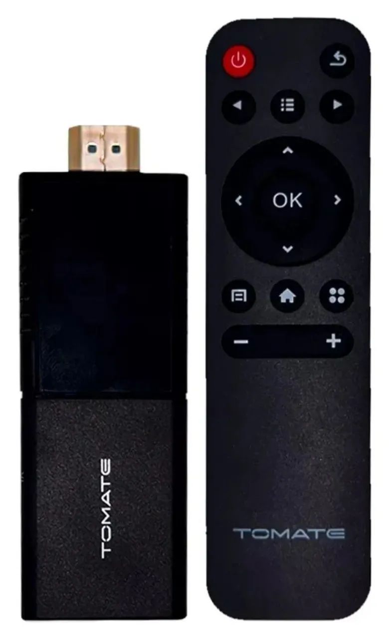 TV Stick 4K UHD AndroidTV - Tomate (Preto) - Foto 3