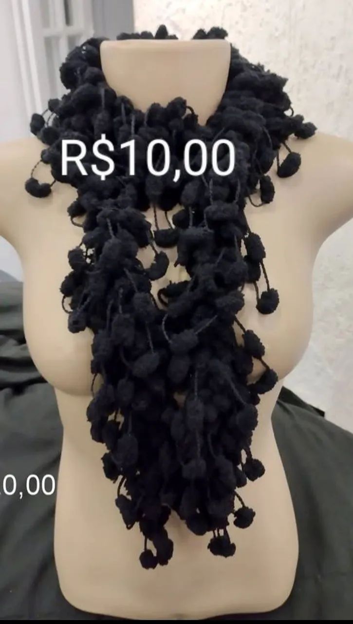 Várias golas de tricô, feito a mão  - Foto 5