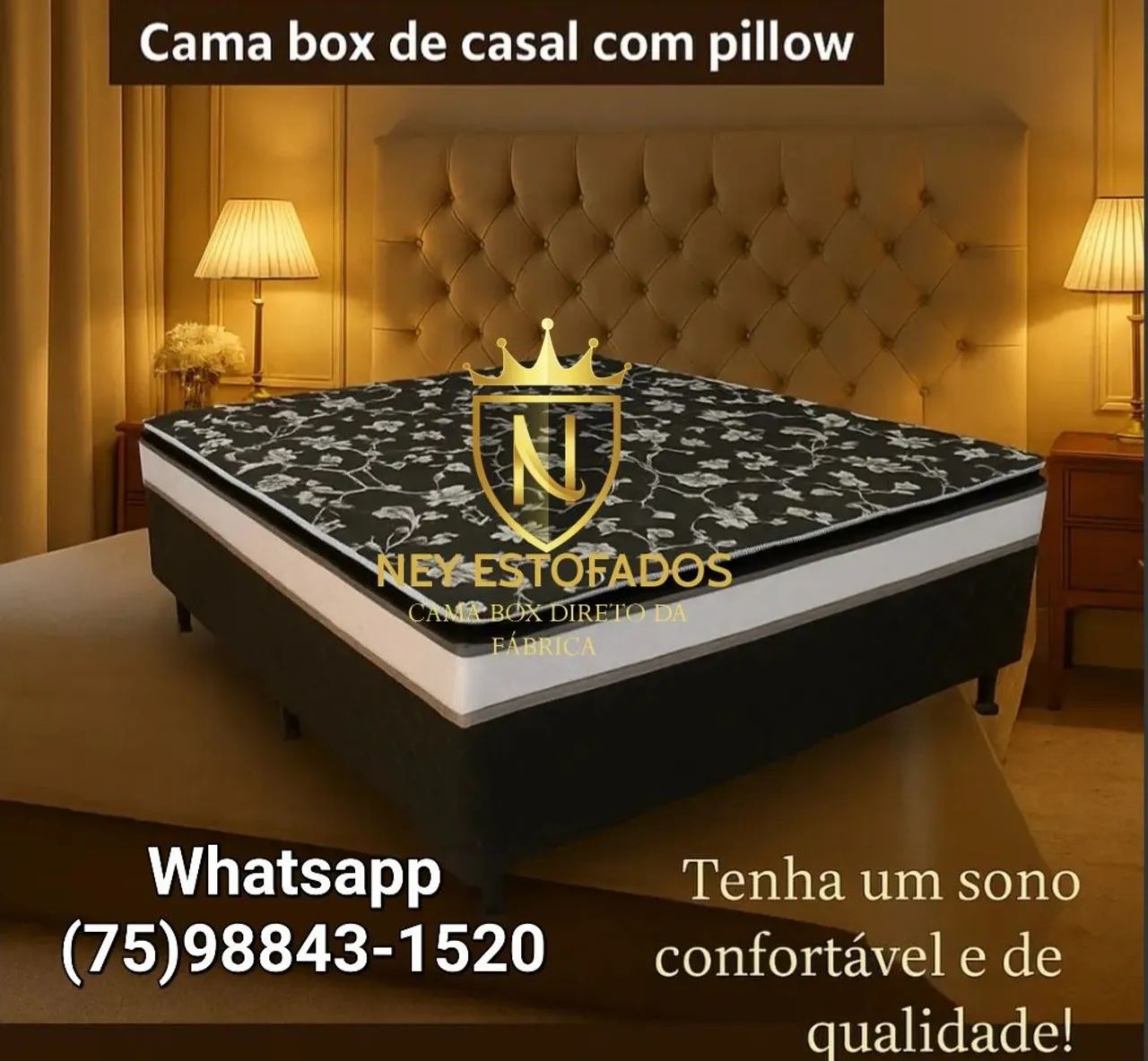 CAMA BOX TOP DE LUXO  - Foto 4