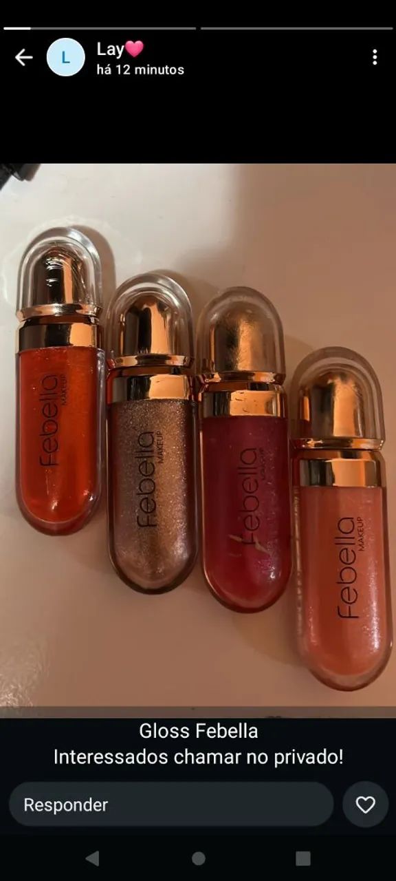 Gloss Febella - Cores Incríveis!