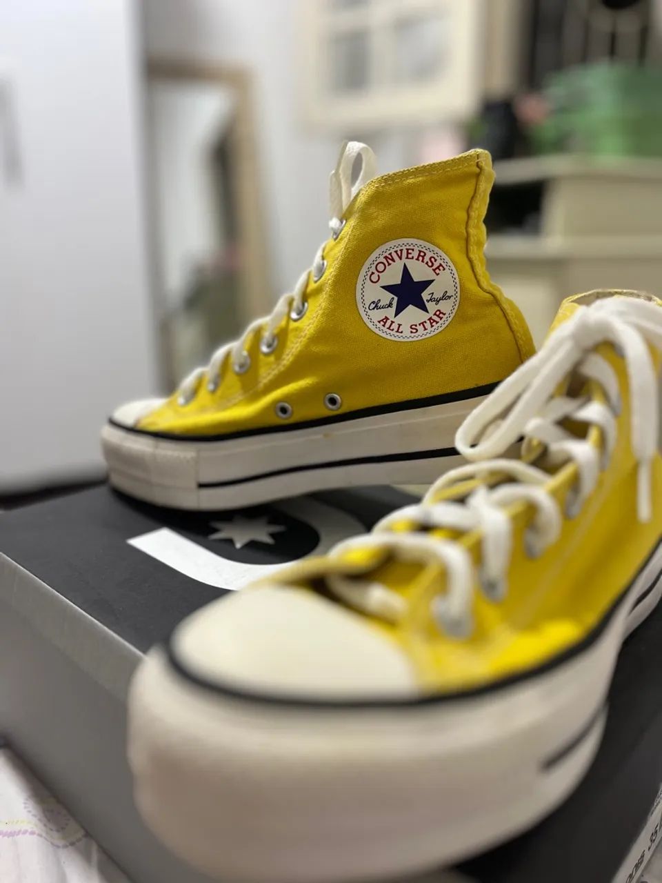 Tênis Converse Converse Amarelas Tênis All Star Converse Chuck 70