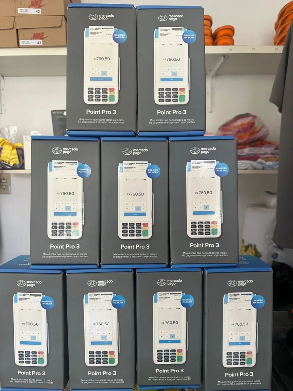 Maquineta Mercado Pago Point Pro3 nova lacrada