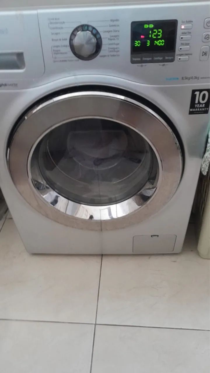 Lava e Seca Samsung 8,5kg / 6kg Inox - Digital Inverter