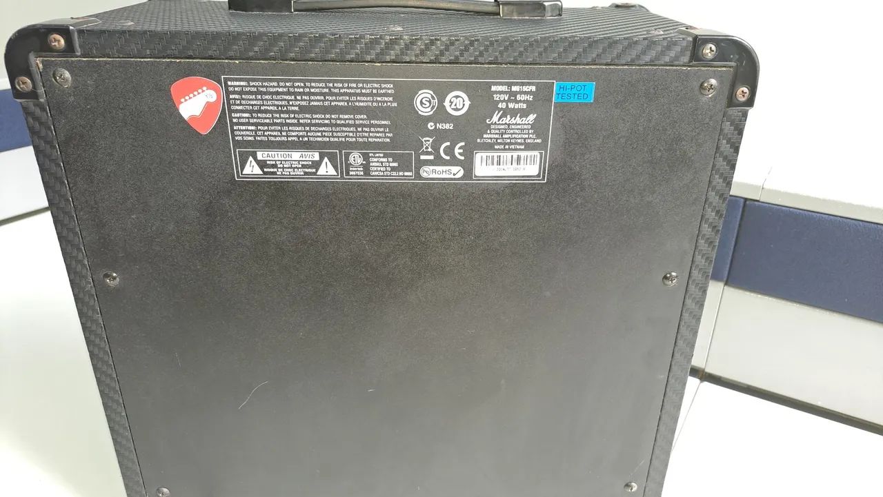 Amplificador Marshall MG15CFR - Guitarra - Foto 3