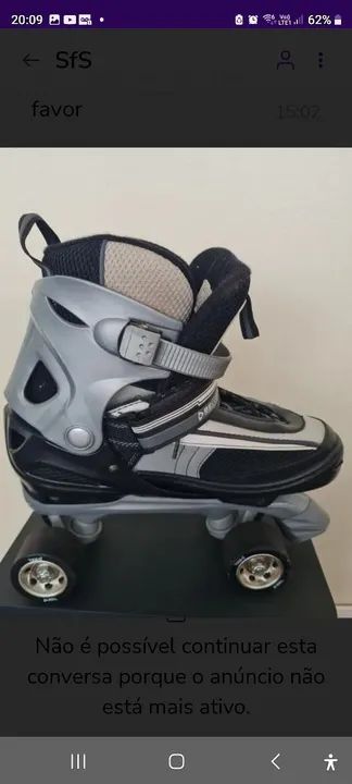 Par de Patins Quad  - 37 a 40