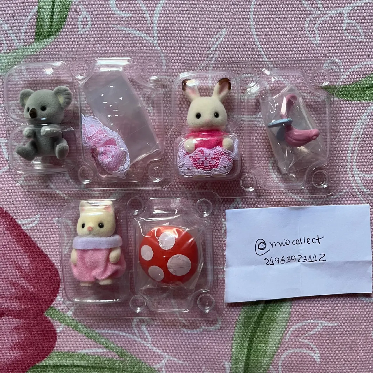gata cogumelo e outros sylvanian families
