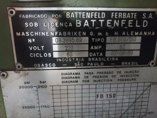 Injetora Battenfeld 500/150 - Foto 2