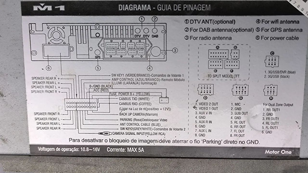 MULTIMÍDIA Android Motor one M1 ORIGINAL FIAT TORO 2016 A 2022. - Foto 2