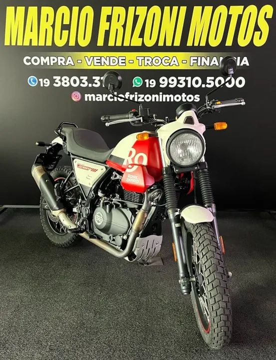 Royal Enfield Scram 411 White Flame 2023 - Foto 2