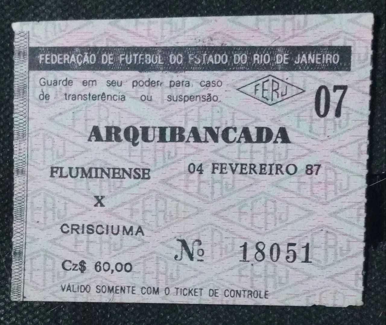 INGRESSOS ANTIGOS PARA COLECIONAR FLUMINENSE... - Foto 4