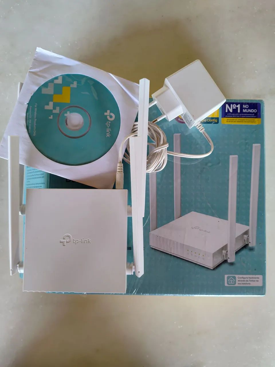 TP-Link Wi-Fi Router with 2 Antennas + Original Power Supply64300789869187120