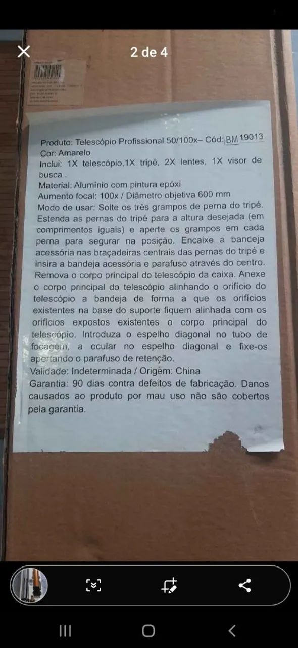 Telescópio para Astronomia - Novo - Foto 4