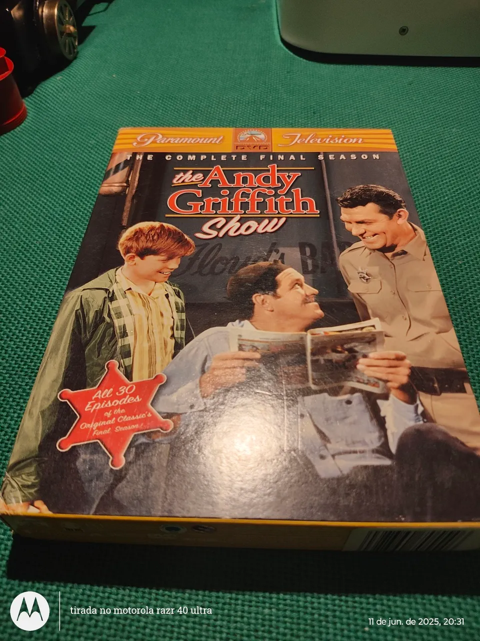 DVD Andy Griffith Show - Temporada Final Completa. 05 DVDs. Importado.