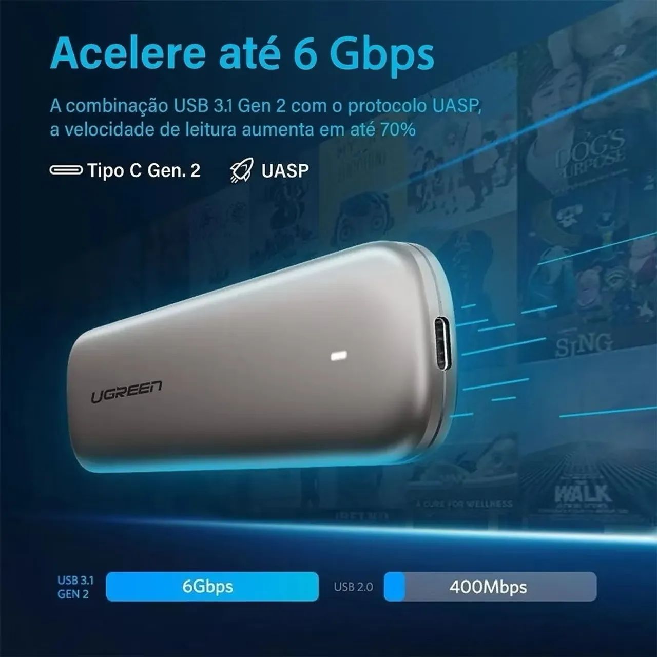 Case externa Ugreen Ssd nvme  - Foto 4