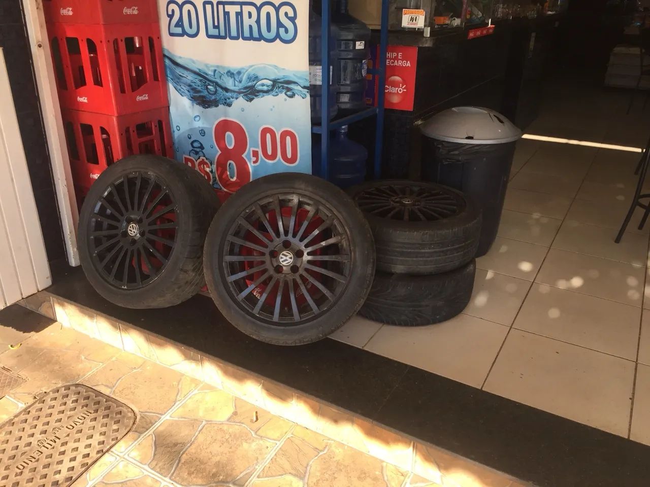 Rodas aro 17? com 5 furos e pneus  - Foto 5