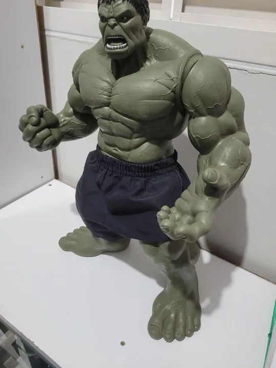 Boneco hulk Vingadores Marvel 50cm Articulado  - Foto 2