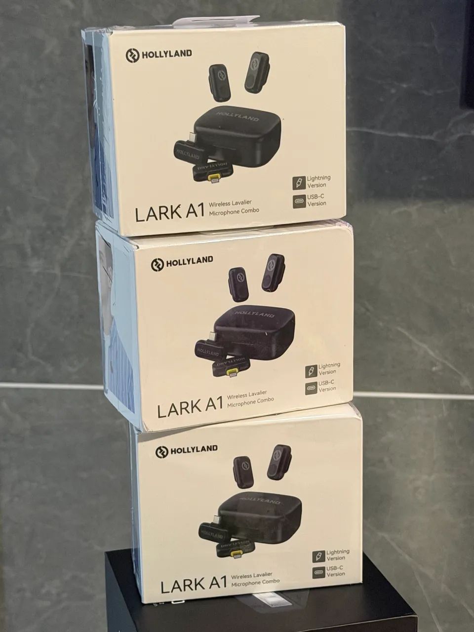 Microfone lapela LARK A1 COMBO