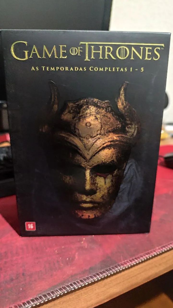Box Game of Thrones Cap 1 até 5 DVD colecionador - DVD, Blu-Ray e
