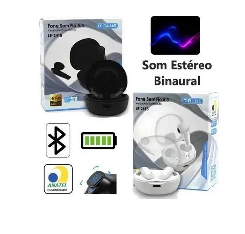 Fone Bluetooth LE-2418 It.Blue 64352406581507123