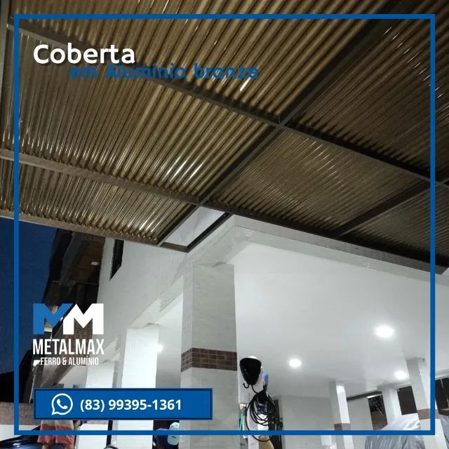 Coberta 100% Alumínio bronze