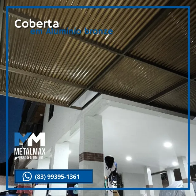 Coberta 100% Alumínio bronze