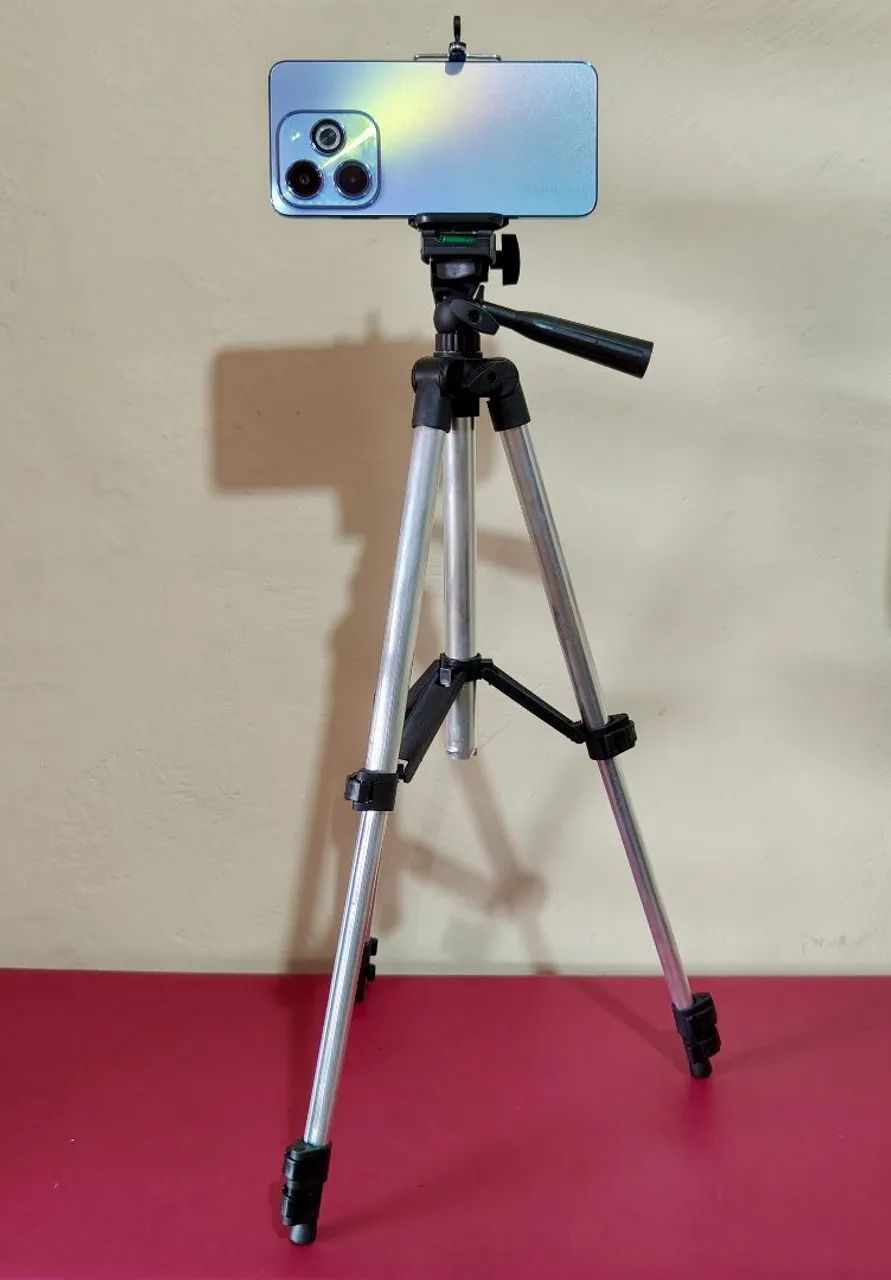 TRIPÉ 1,02m com Nível para Celulares e Câmera profissional  - Foto 5