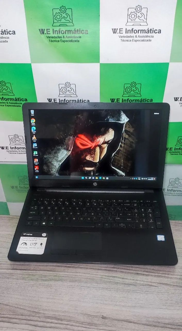 Notebook HP core i5 8 geração 8gb SSD de 256gb com garantia e entrega 