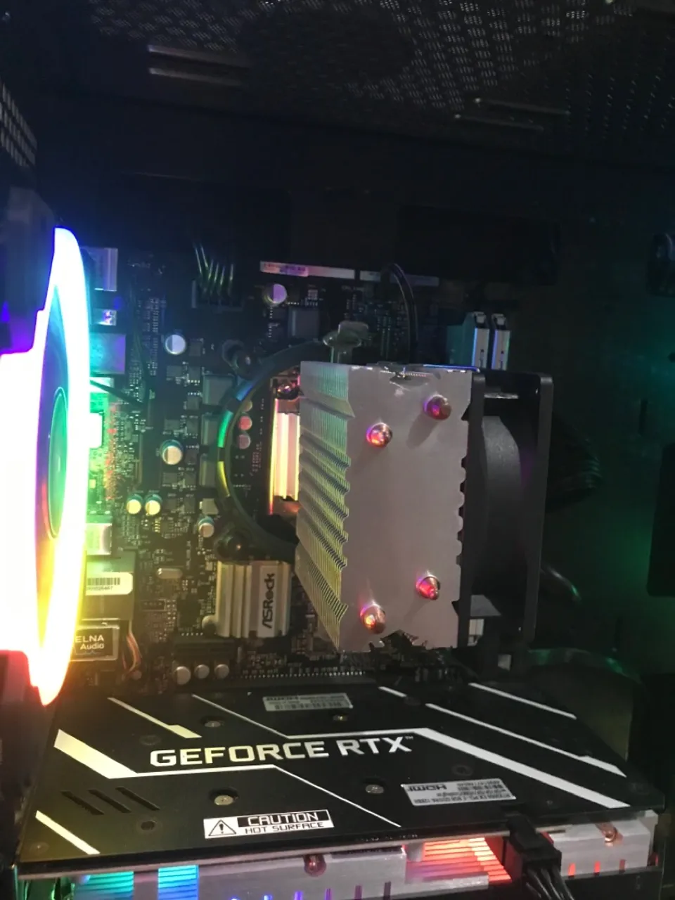 Placa mãe + processador