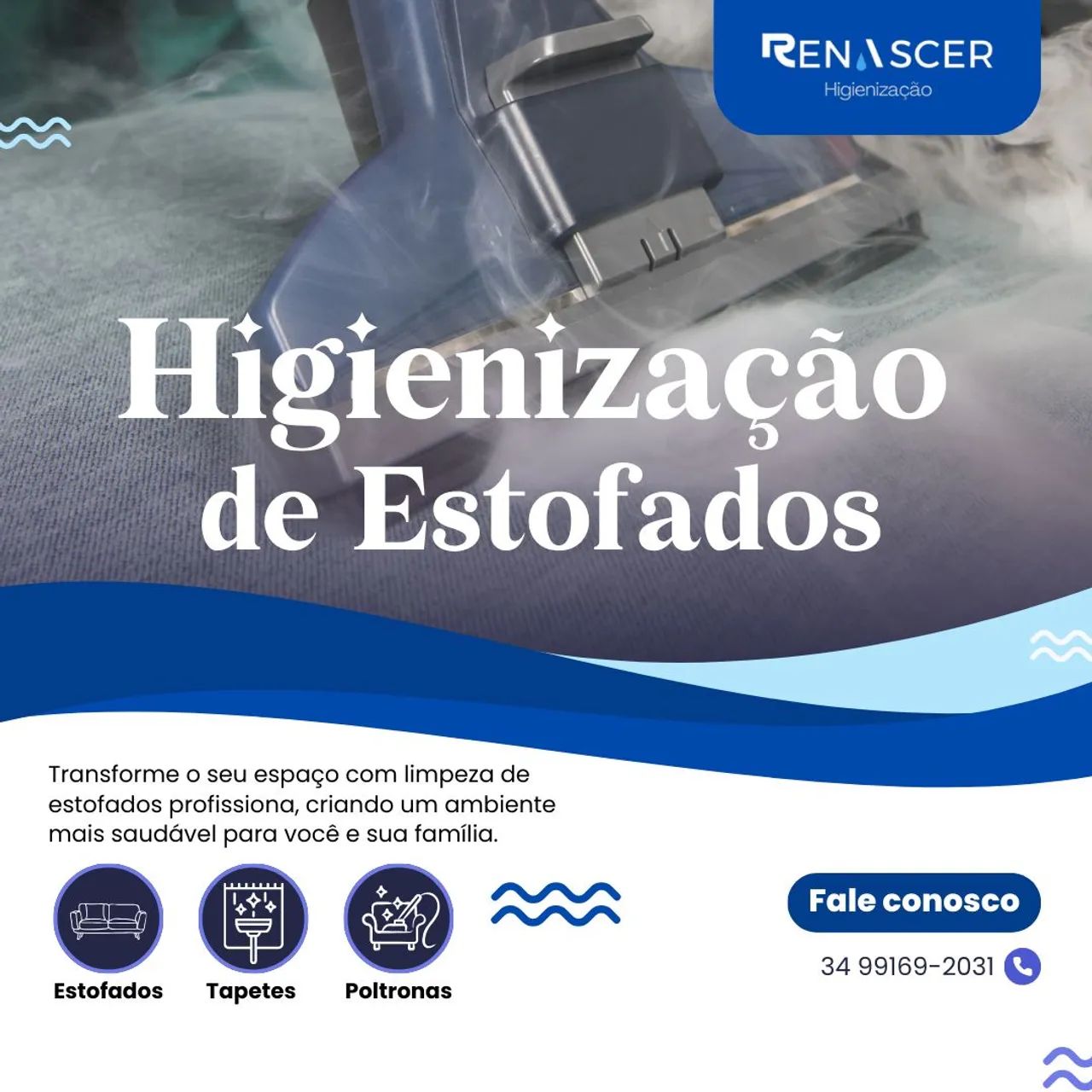 Limpeza de estofados !