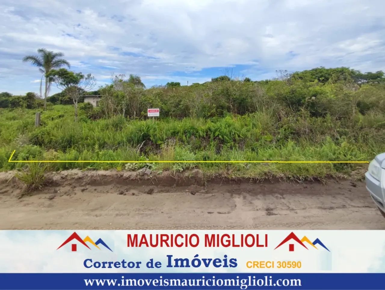 Lote limpo e próximo do mar na Praia do Ervino - Foto 4