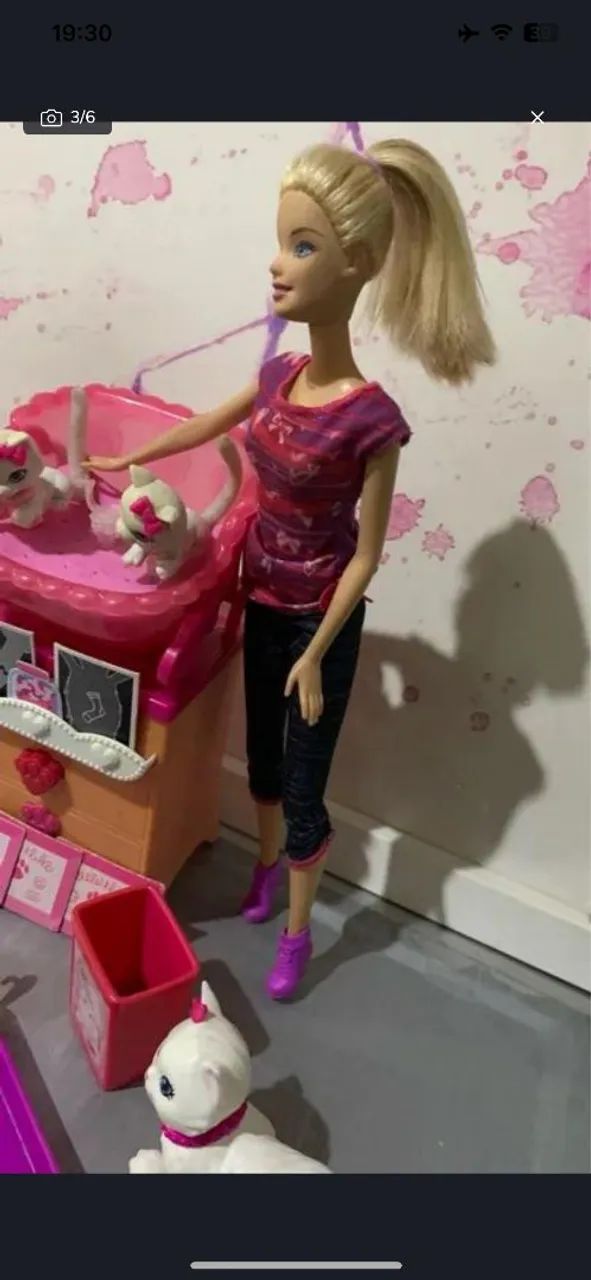 Kit Barbie Veterinária Gatos - Foto 3
