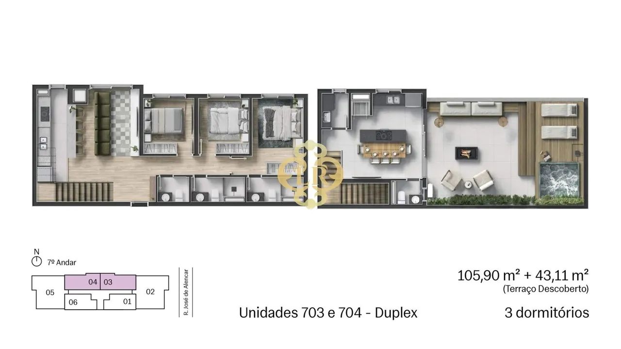 Galeria Hype Casa Nativa - Apartamento à venda no bairro Juvevê - Curitiba/PR