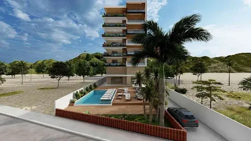 Flat com 2 dormitórios à venda, 1000 m² por R$ 280.000,00 - Praia do Sudoeste - São Pedro