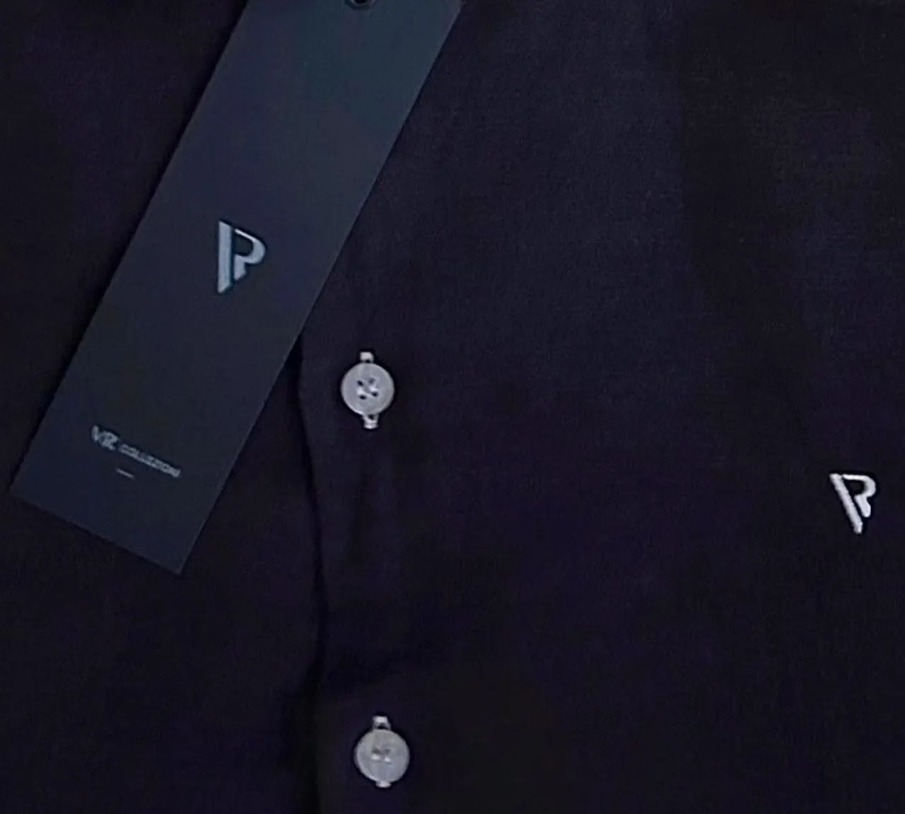 Camisa Social VR Collezioni. Nova, cor Azul Índigo. - Foto 4