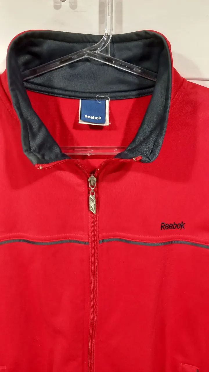 Jaqueta Reebok Vermelha Esportiva - Foto 4